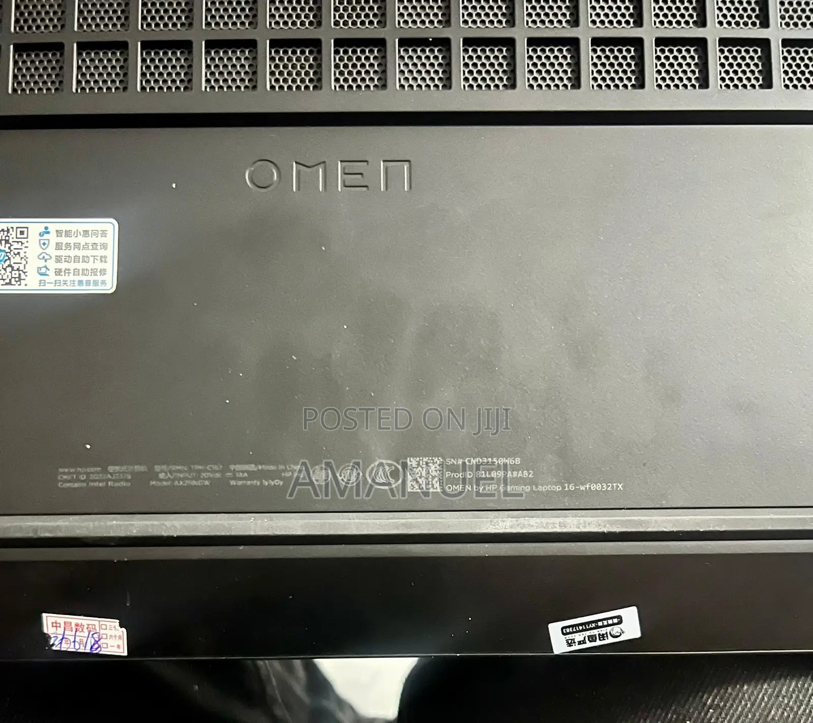 New Laptop HP Omen 16 32GB Intel Core i9 SSD 1T