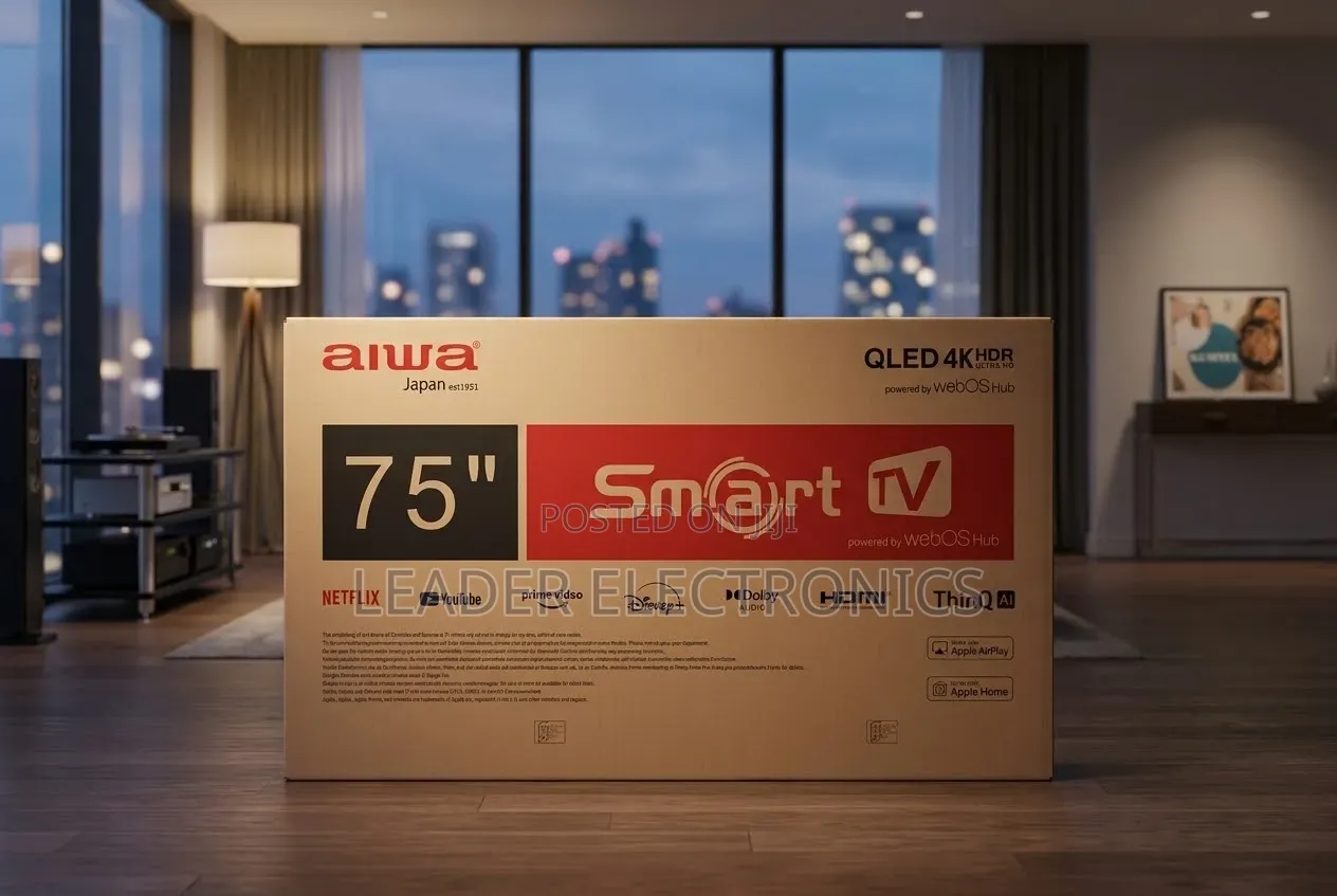 Alwa 75" Smart Webos Hub Uhd Qled Tv – Original | Big Screen,