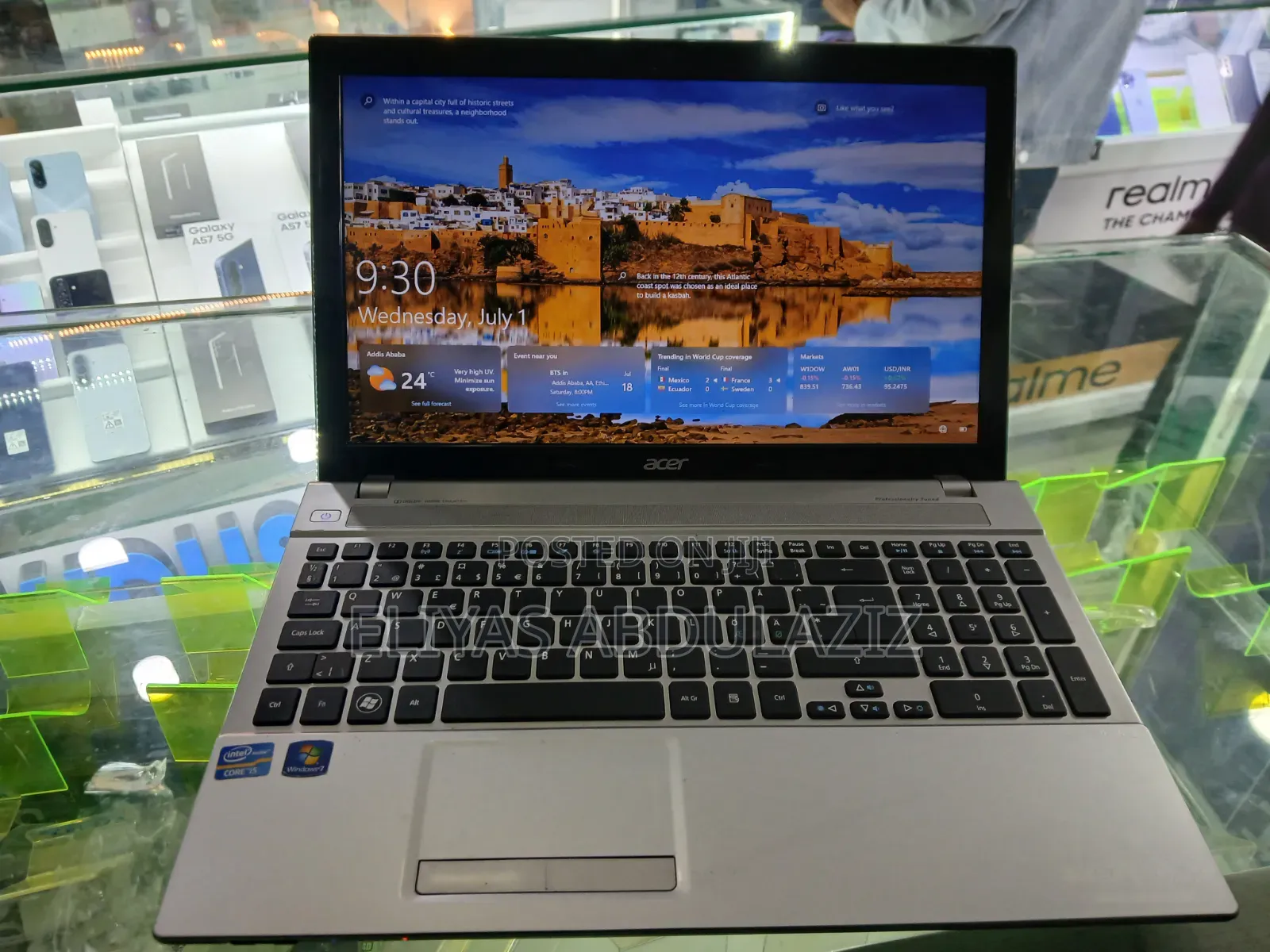 Laptop Acer Aspire V3-571 8GB Intel Core i5 SSD 512GB