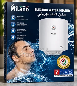 Milano Electric Water Heater 50 Liter – Fast Heating Energy Efficien
