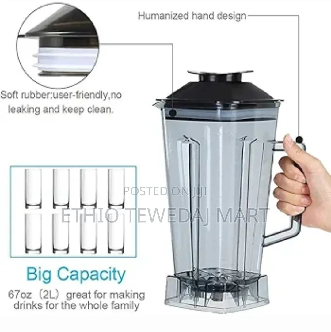 Sokany 4500w Heavy Duty Commercial Grade Automatic Blender, 2l Jar