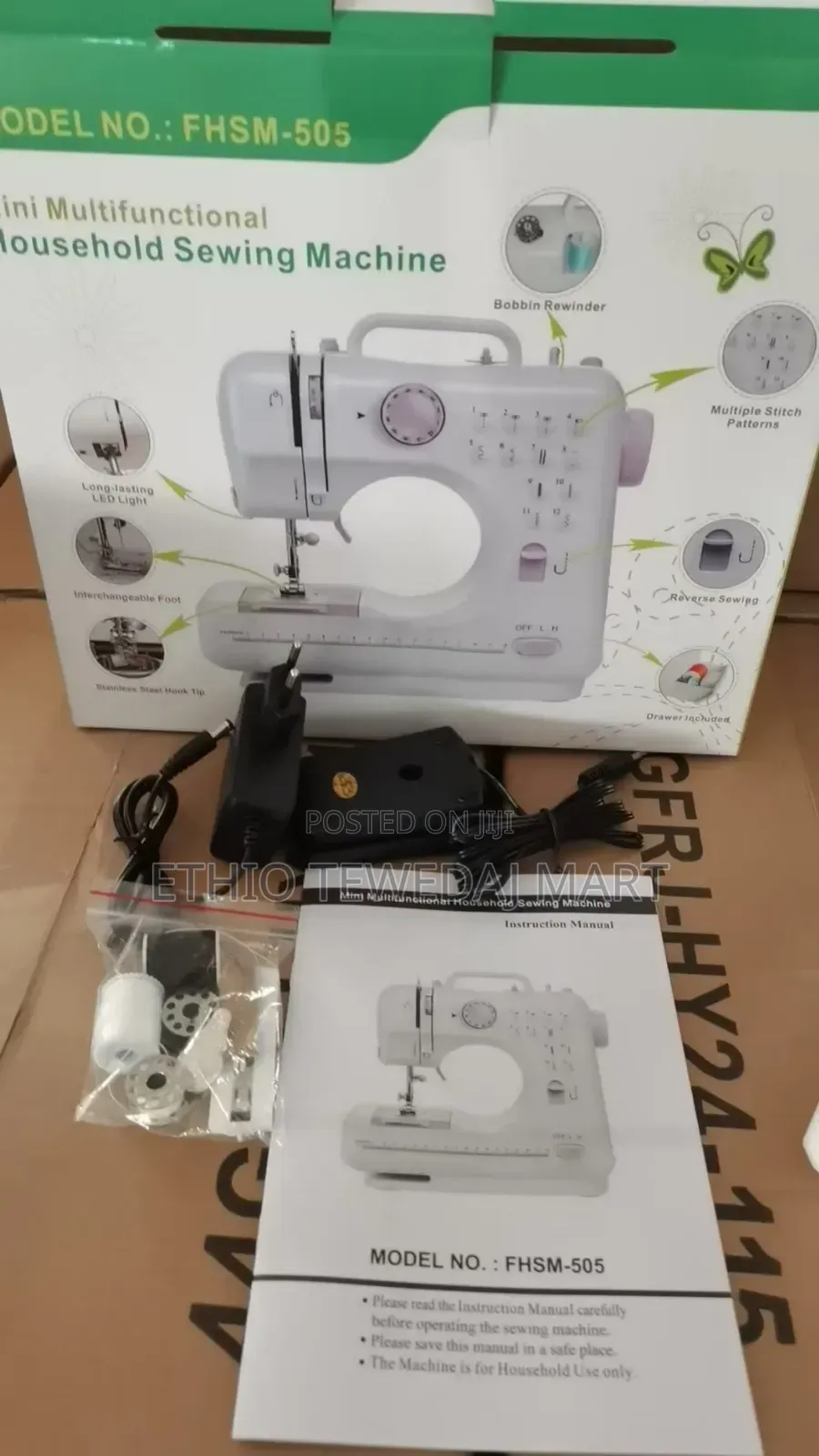Automatic Feed Sewing Machine For Quick Household Repairs