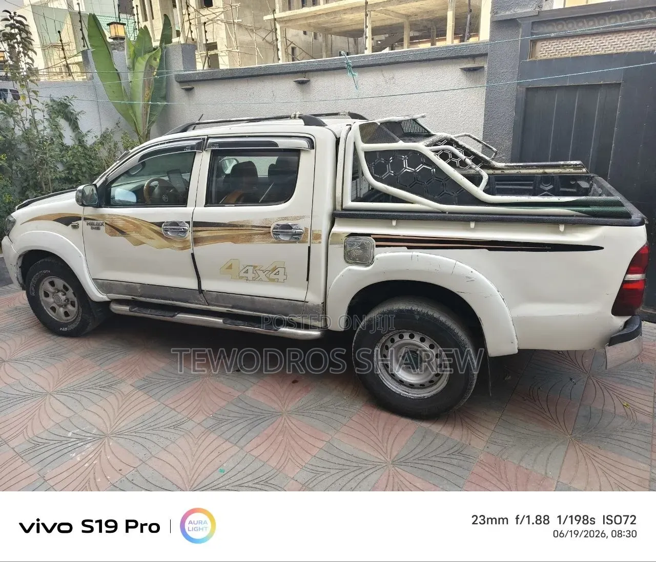 Toyota Hilux 4.0 V6 Double Cab 4x4 Raider 2006 White