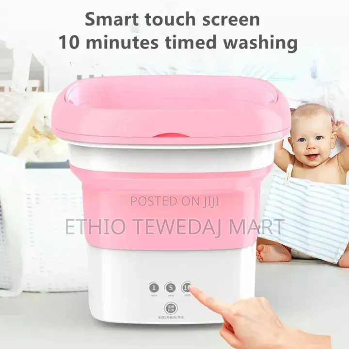 Portable Folding Washing Machine | Baby Clothes | 10 Min Wash