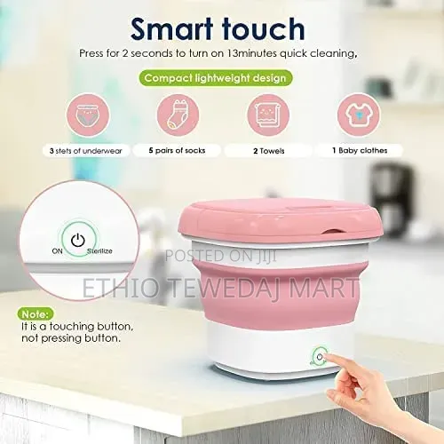 Portable Folding Washing Machine | Baby Clothes | 10 Min Wash