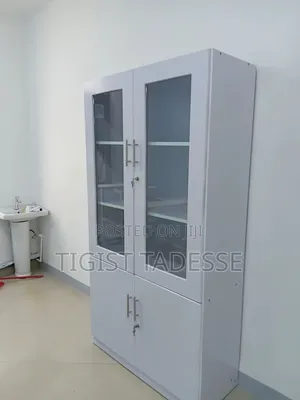 Modern 1m Laminated MDF Office File Cabinet – Document Storage