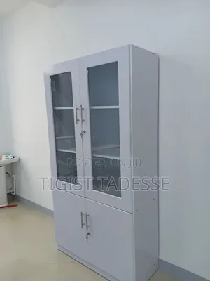 Modern 1m Laminated MDF Office File Cabinet – Document Storage