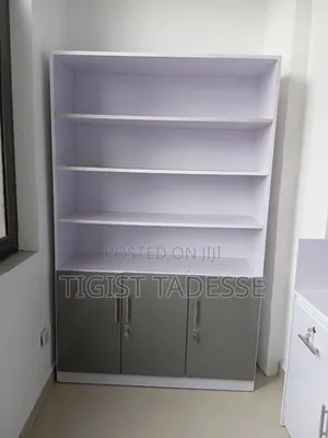 120cm Open Shelf Laminated Office File Cabinet –Document Storage