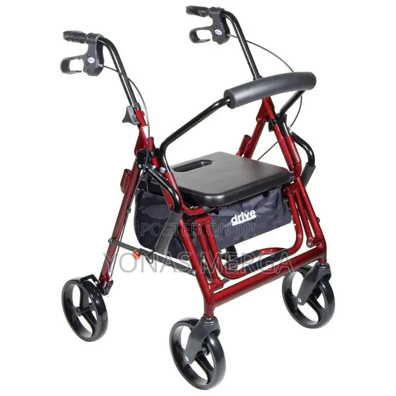 Elders Walking Rollator盼賊padded, Removable Back Bar
6" Wheels