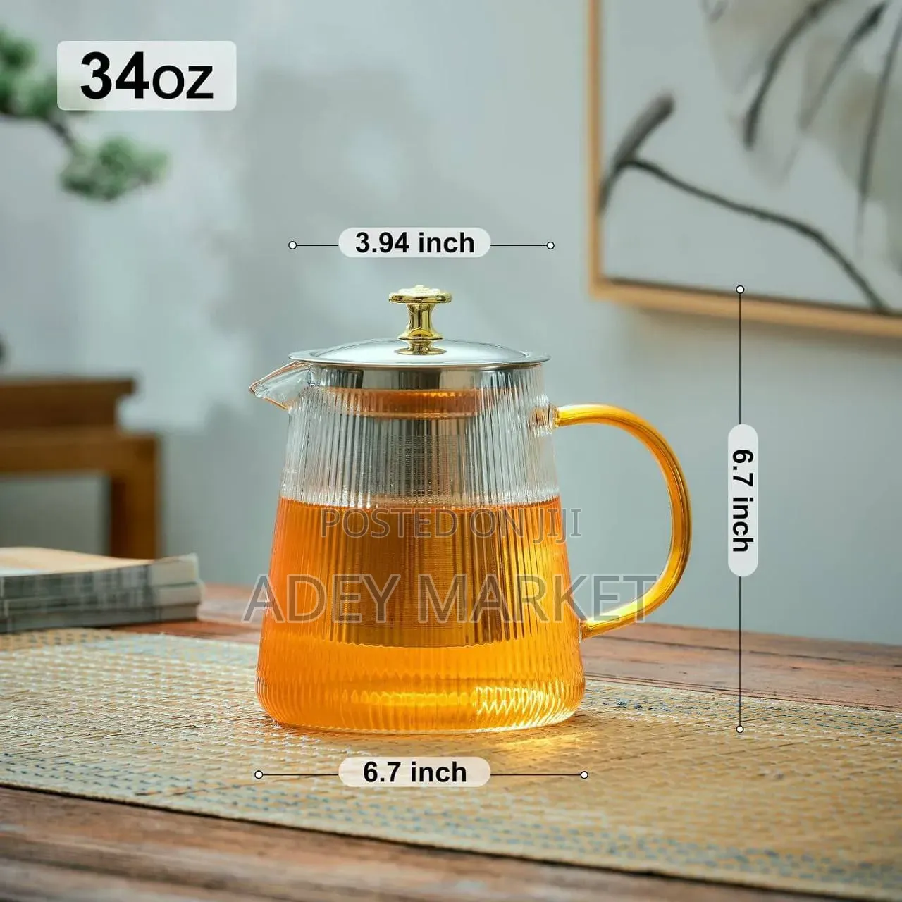 Glass Tea Pot.