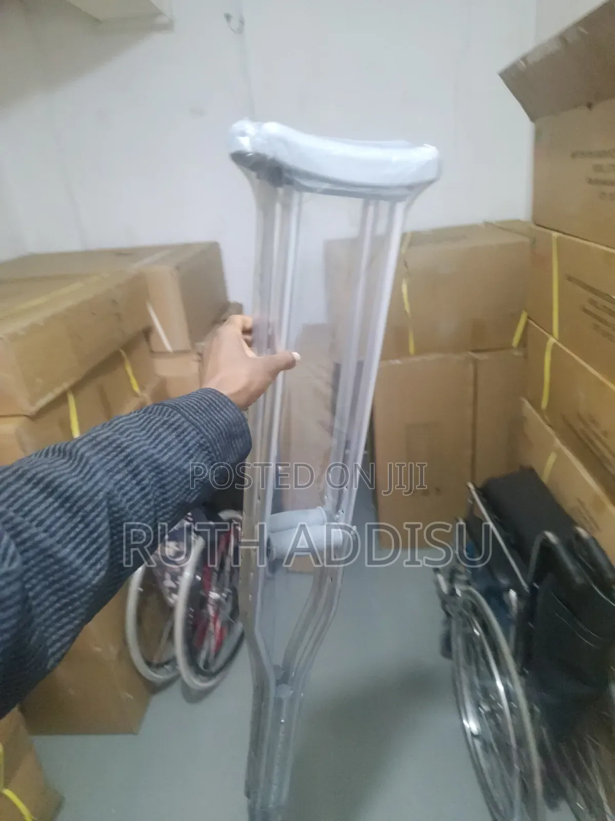 McKesson Aluminum Tall Adult Underarm Crutches Ethiopia Crutches