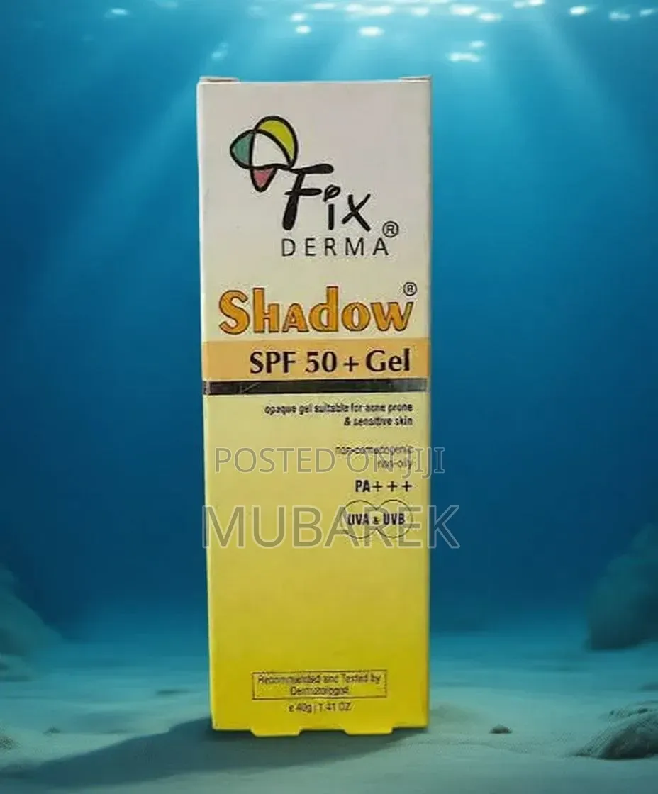 Fixderma Shadow Gel: Oil-Free Daily SPF 50+ Sunscreen