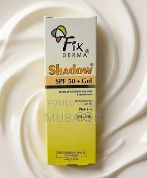 Anti-Acne SPF 50+ Sunscreen Gel by Fixderma Shadow