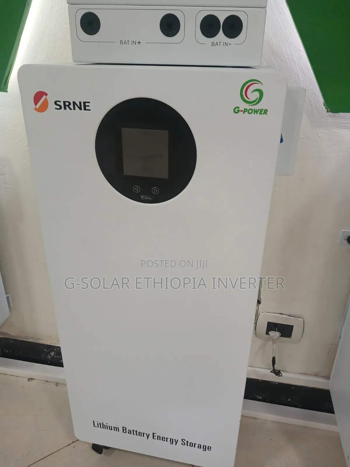 12kw Srne Inverter + 15.36kwh Battery +10pcs*720w Jinko Pv Ethiopia