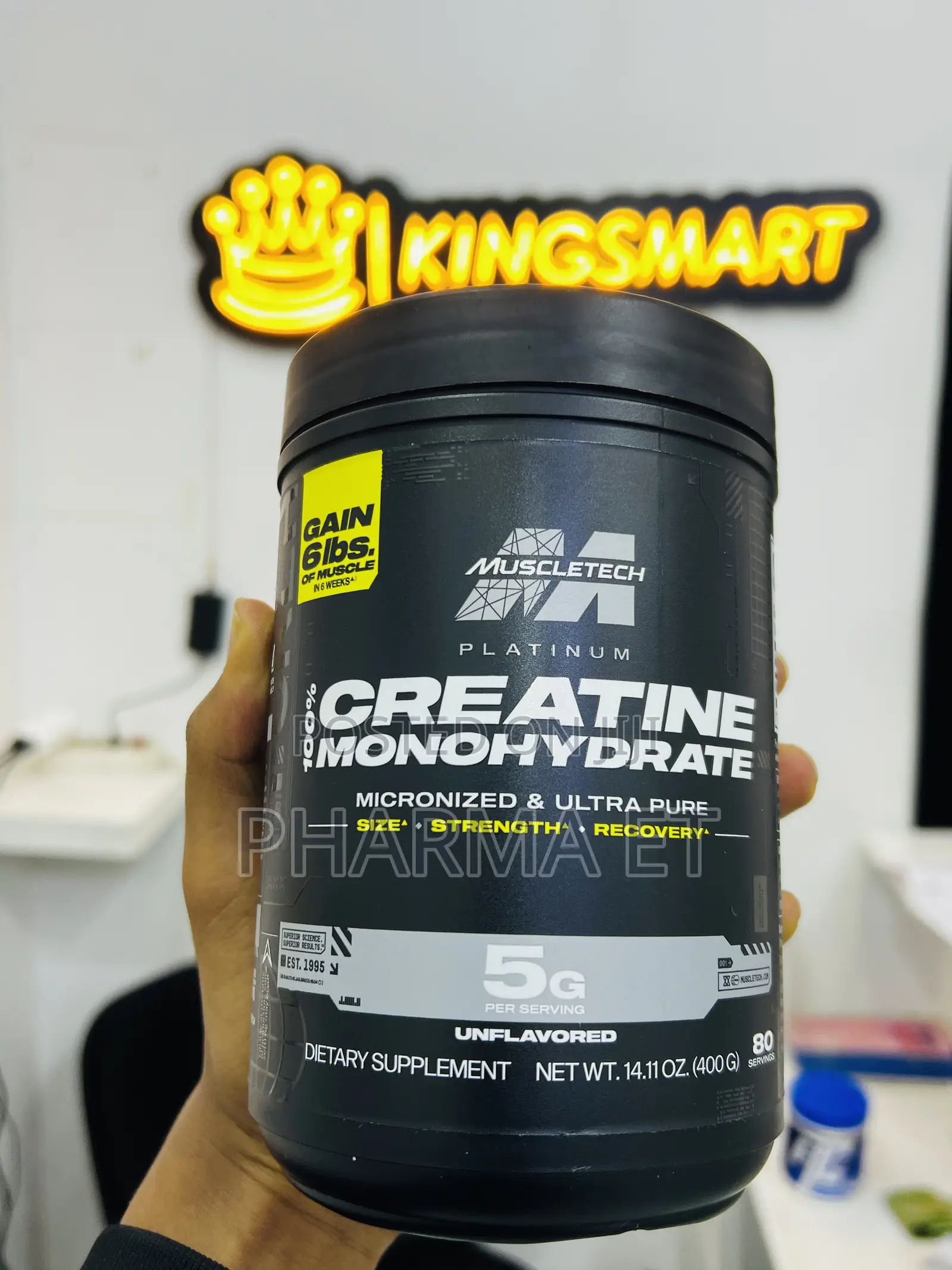 Muscletech Platinum Creatine Monohydrate 100% Pure Creatine Powder