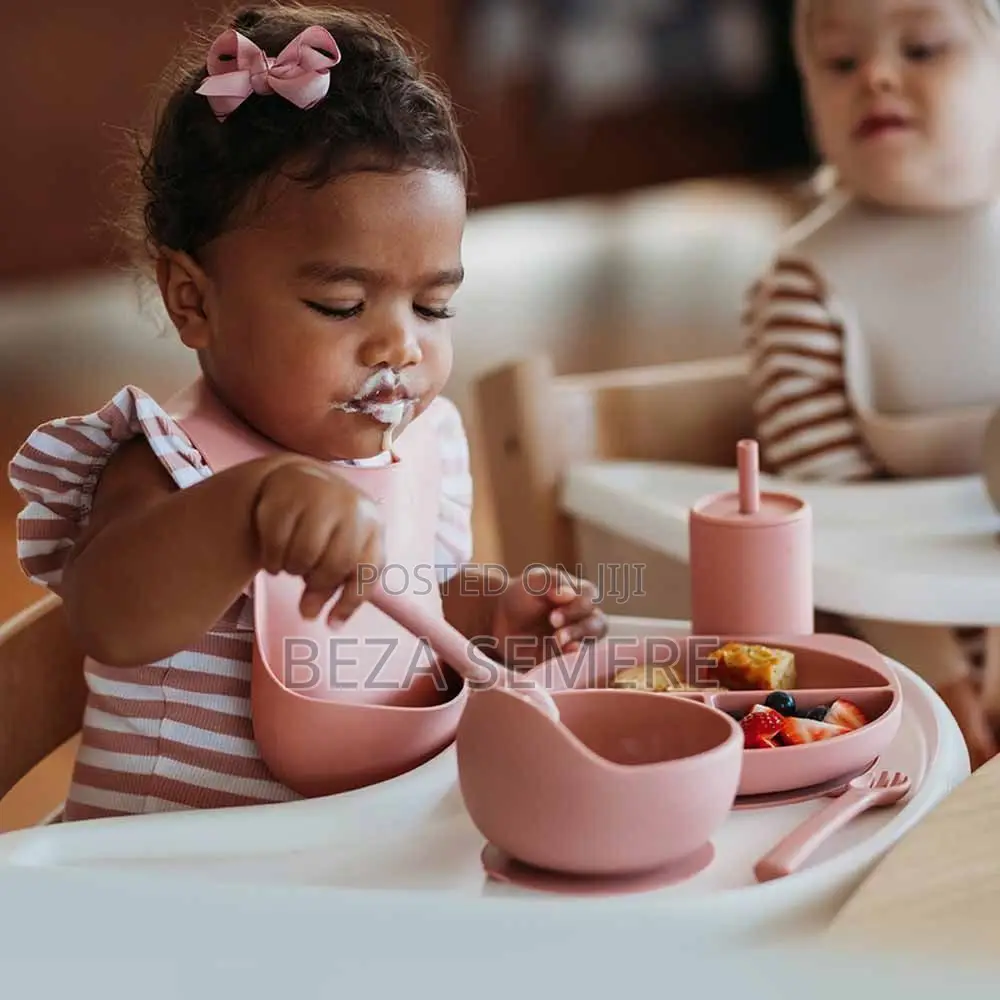Bpa Free Food Grade Silicone Baby Feeding Set Safe Toddler Dinnerware
