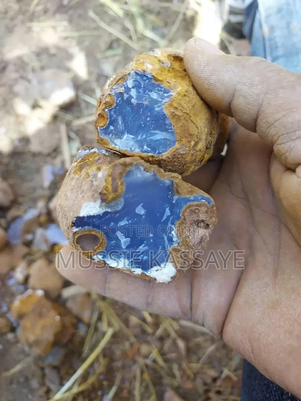 Blue Aget Chalcedoney
