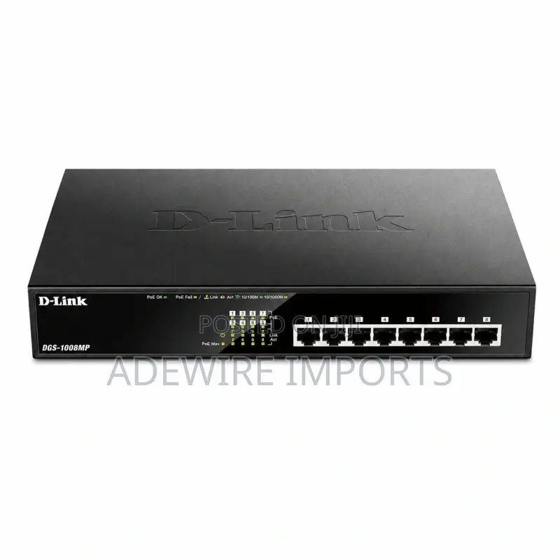 D-Link 8-Port Poe Switch With Vat