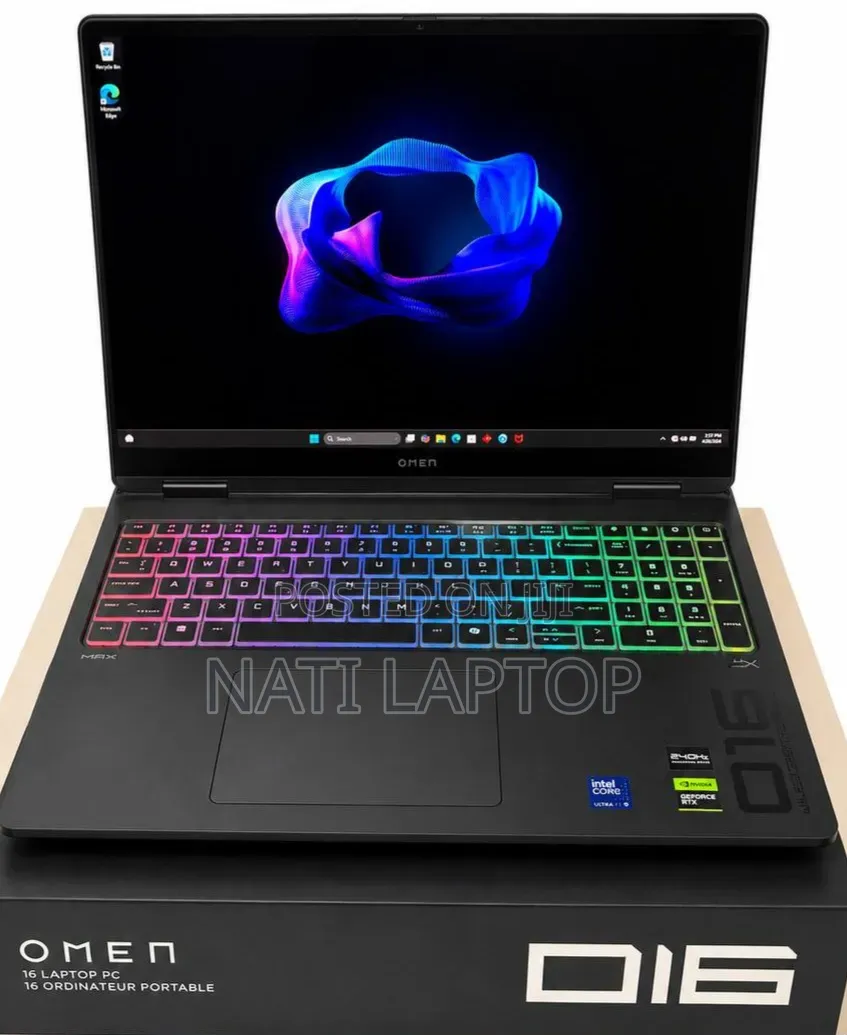 New Laptop HP Omen Max 16 32GB Intel Core Ultra 9 SSD 2T