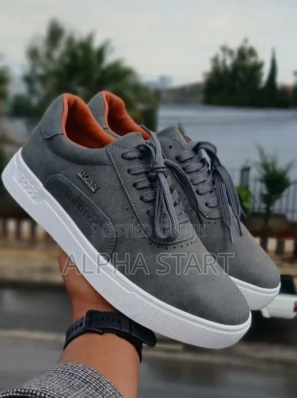 Boss Hugo High Master Quality Flat Shoes for Man's