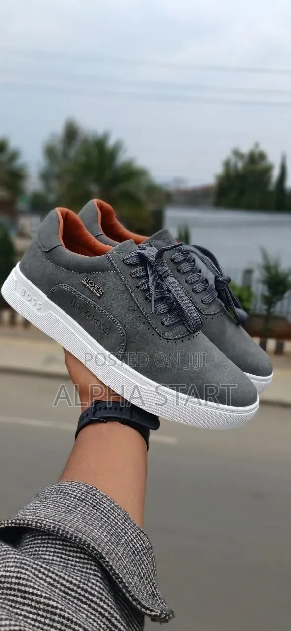 Boss Hugo High Master Quality Flat Shoes for Man's