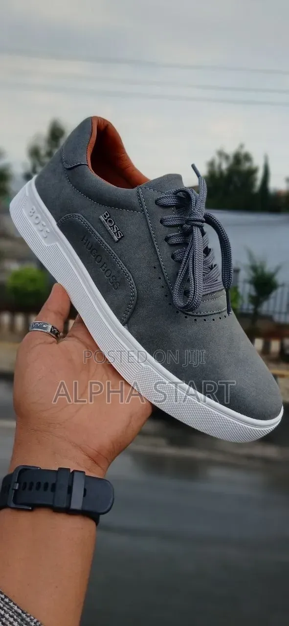 Boss Hugo High Master Quality Flat Shoes for Man's