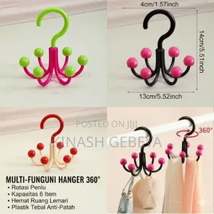 Modern 360° Rotating 6 Hook Close Organizer