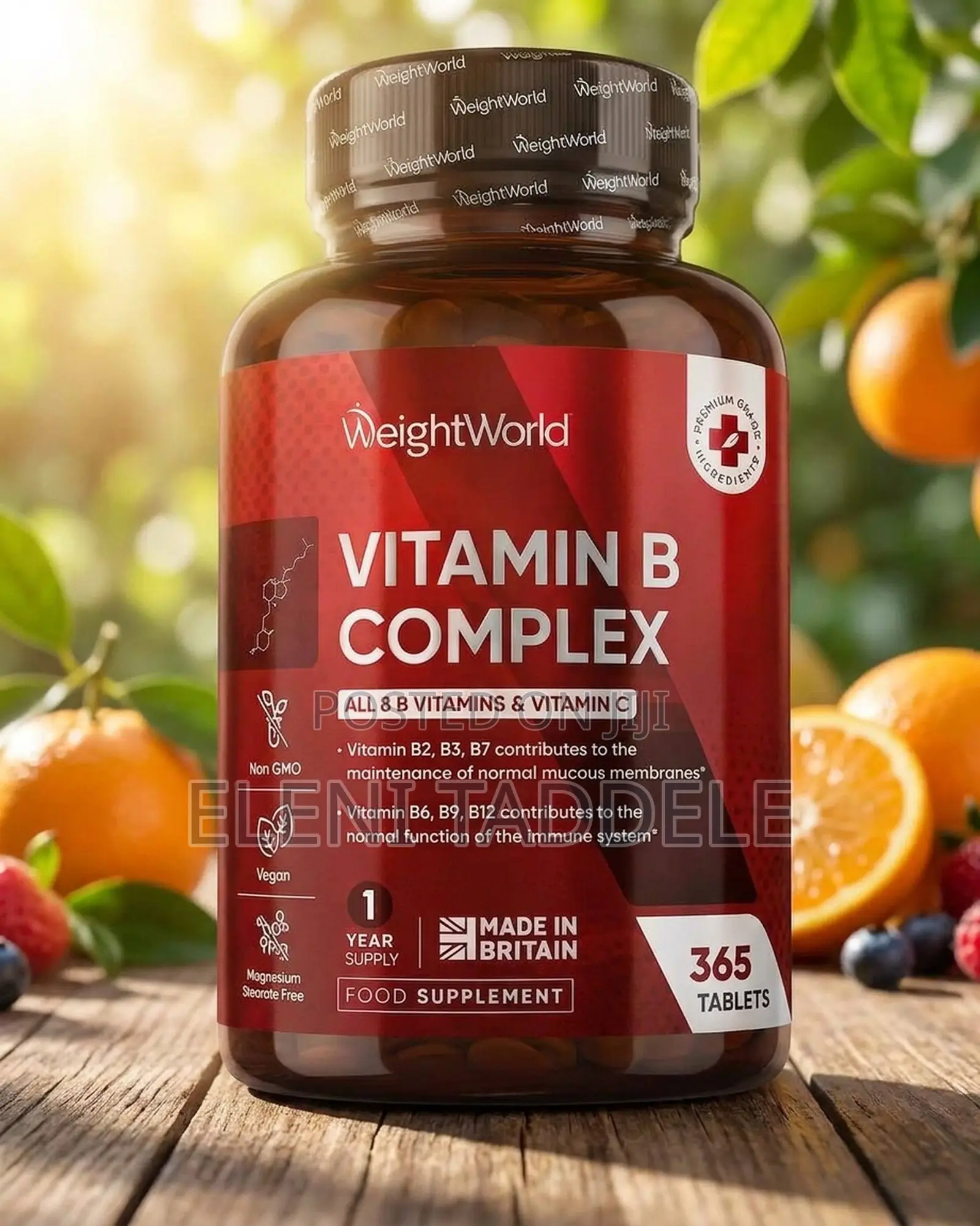 Weightworld Vitamin B Complex 365 Tabs