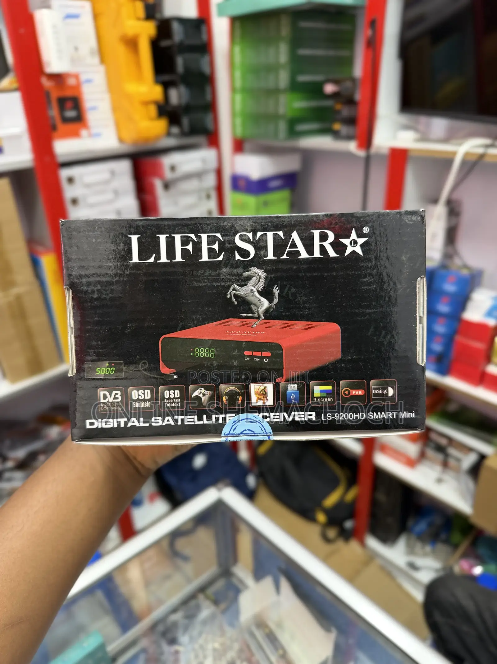 Lifestar Smart Mini Hd Satellite Receiver Decoder ላይፍ እስታር የዲሽ ሪሲቨር