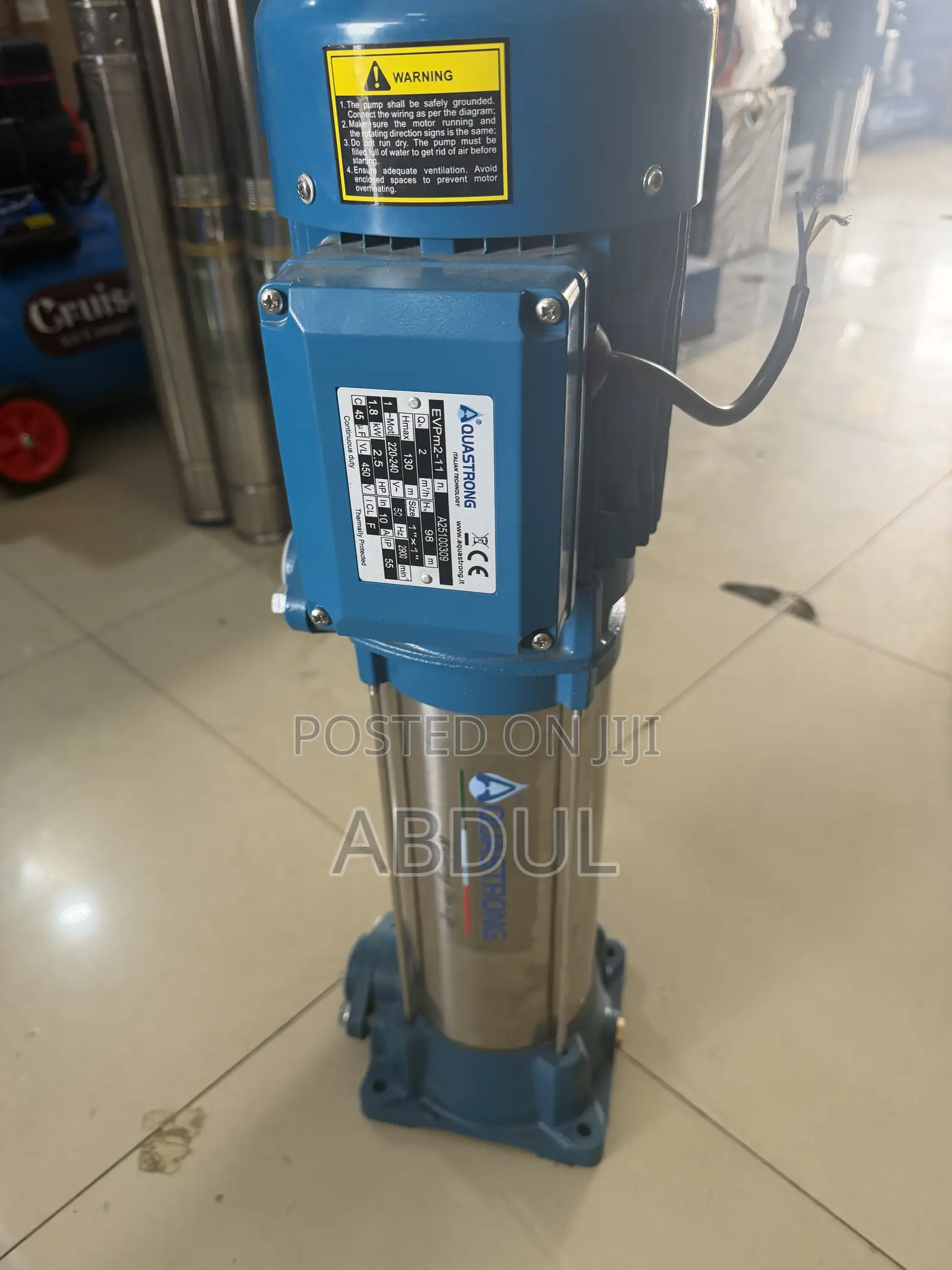 Aquastronng Vertical Pamp