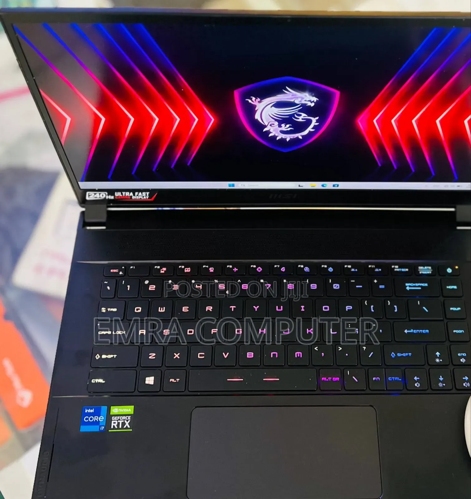 New Laptop MSI 16GB Intel Core i7 SSD 512GB