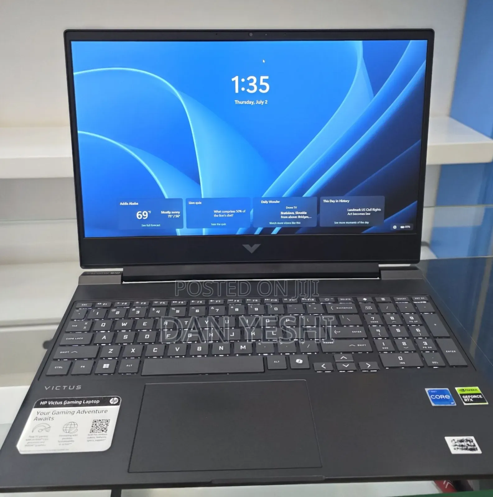 New Laptop HP Victus 15 16GB Intel Core i5 SSD 512GB