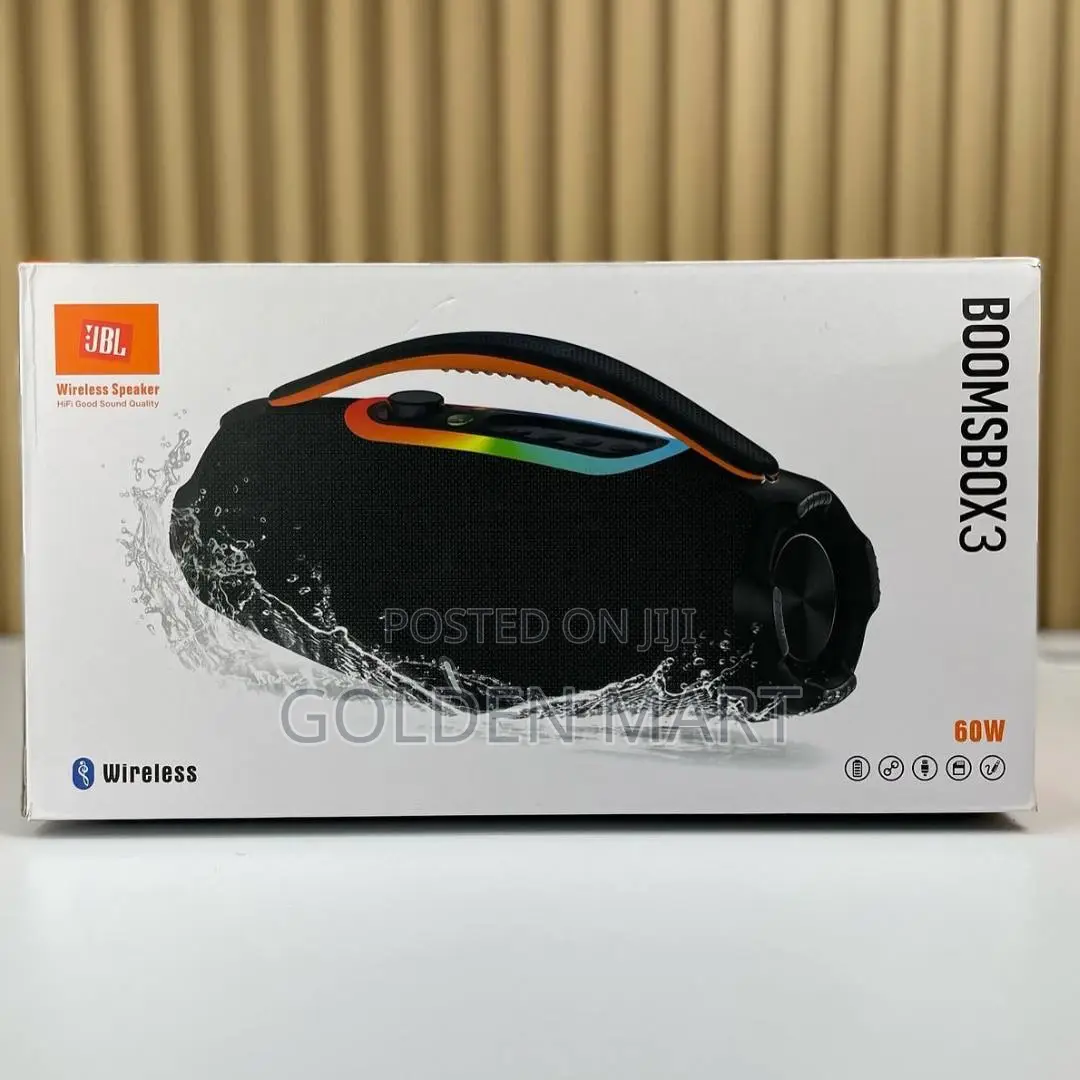 Brand New JBL Boomsbox3 Wireless Speaker 60w