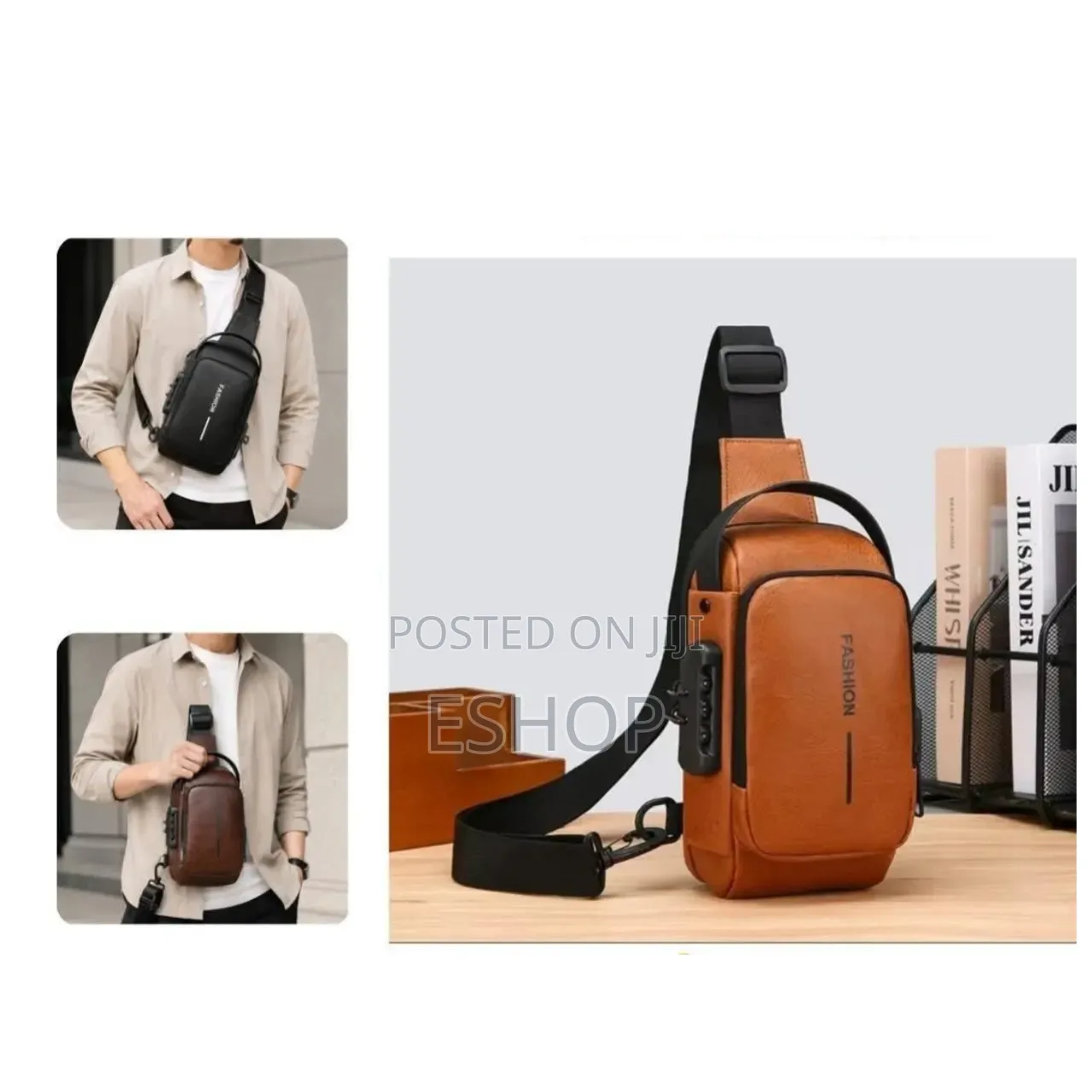 Your Mobile Safe: Waterproof Crossbody Withcombination Lock Protection