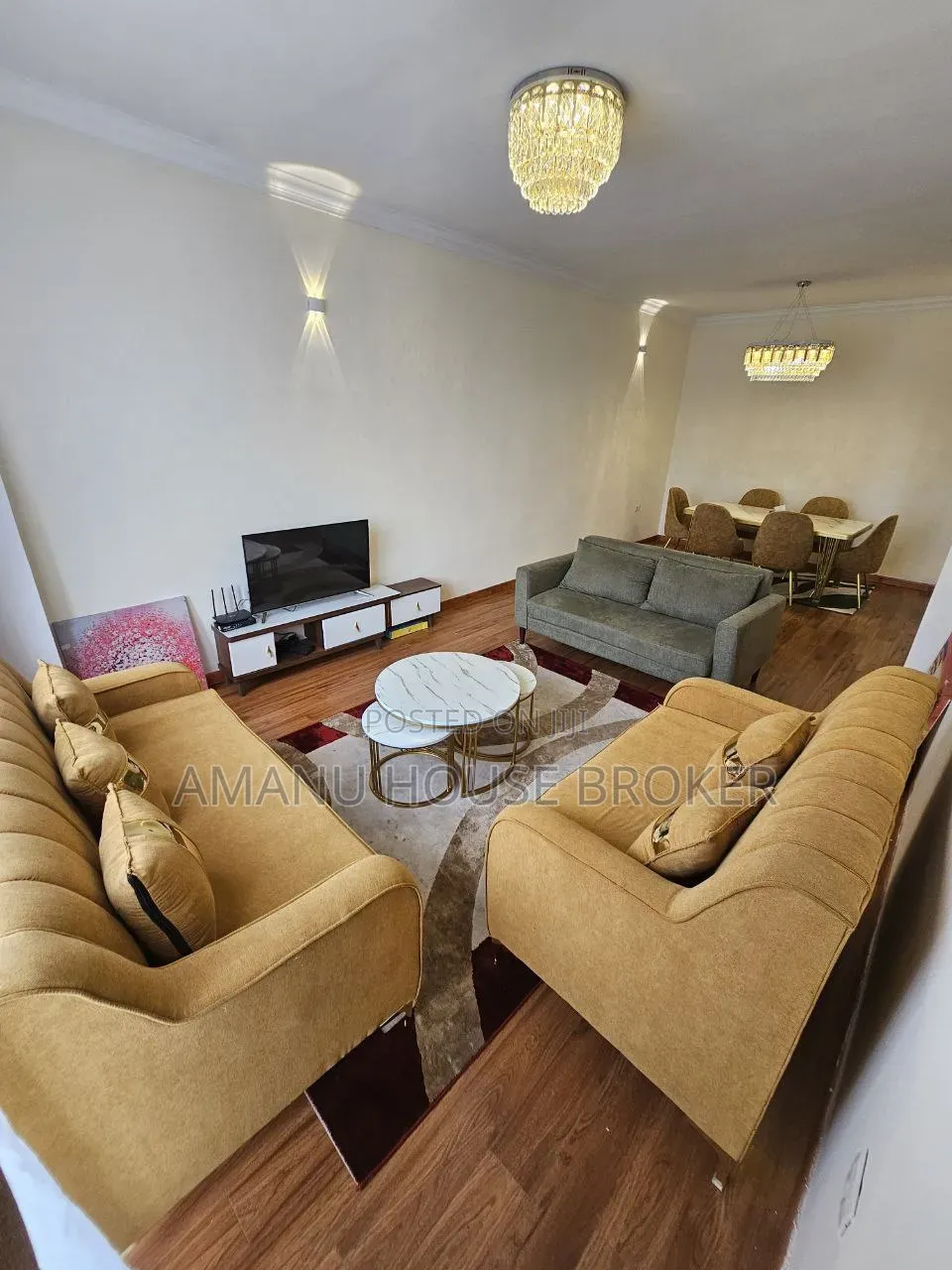 Furnished 2bdrm Apartment in Addis Abeba Ethiopia, Bole for rent