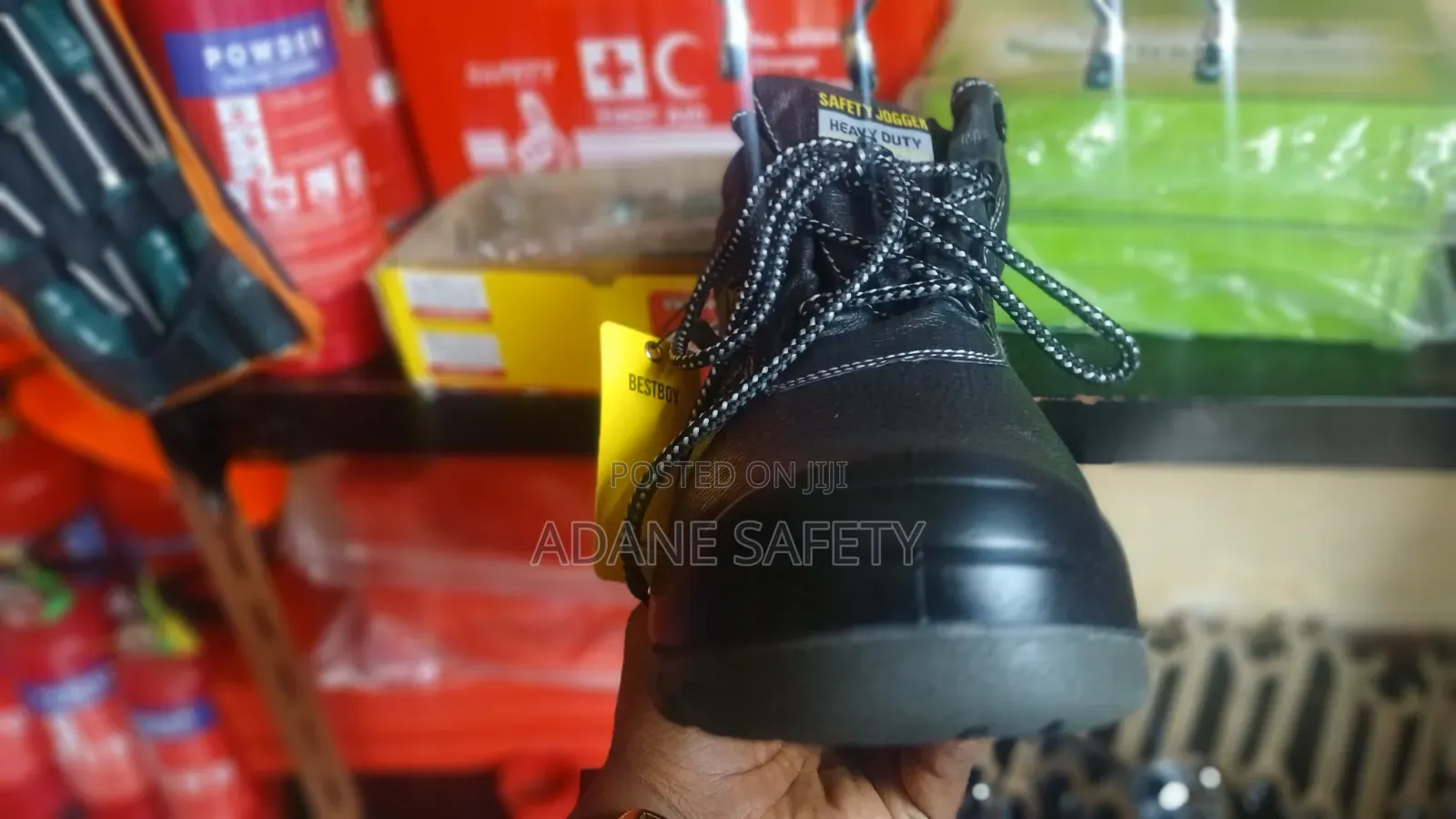 Safety Jogger Safety Shoe For Garage Workers In Addis