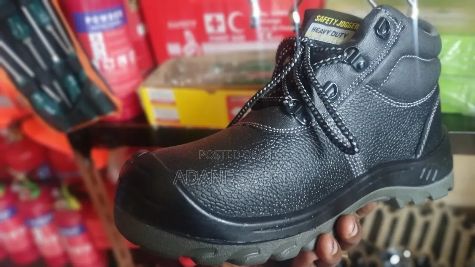 Safety Jogger Safety Shoe For Garage Workers In Addis