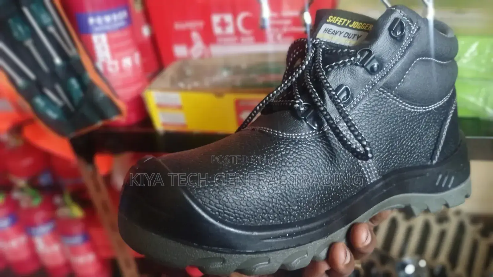 Safety Jogger Safety Shoe For Garage Workers In Addis