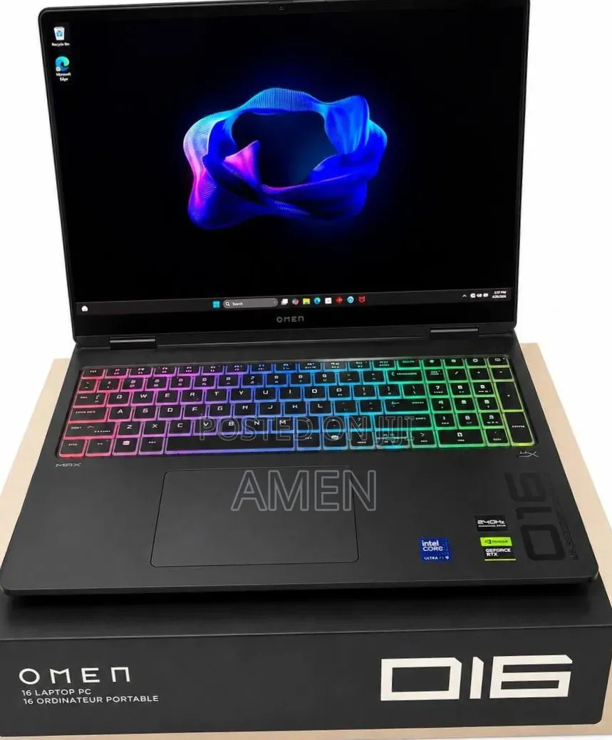 New Laptop HP Omen Max 16 32GB Intel Core Ultra 9 SSD 2T