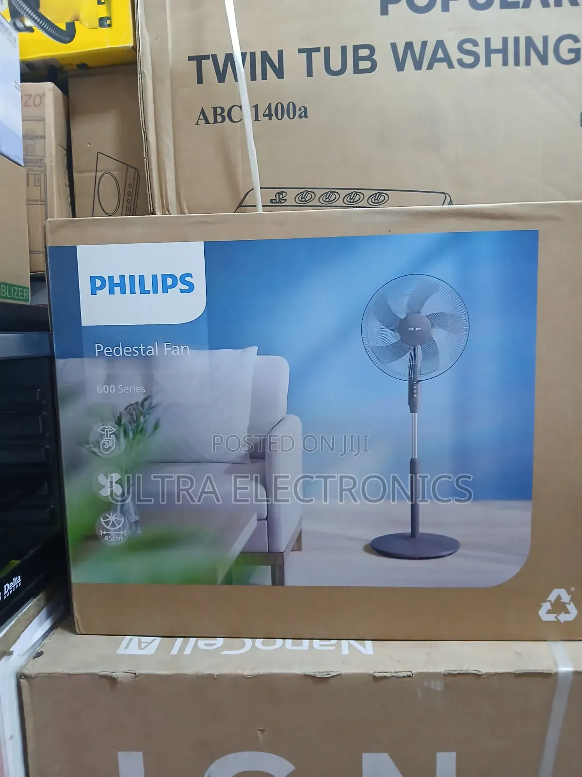 Philips Standing Fan, Designed to Provide Strong, Consistent Airflow