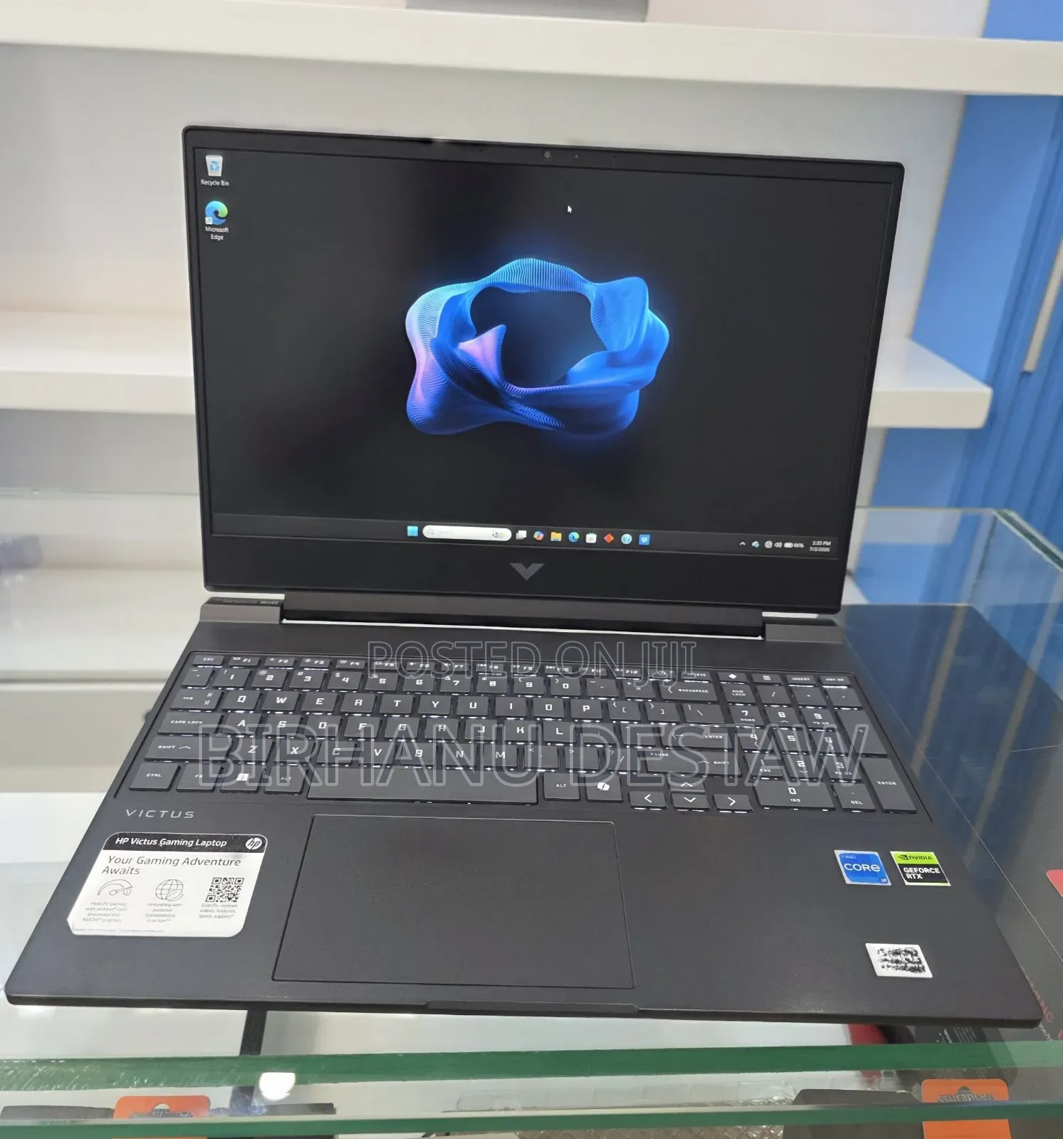 New Laptop HP Victus 15 16GB Intel Core i5 SSD 512GB