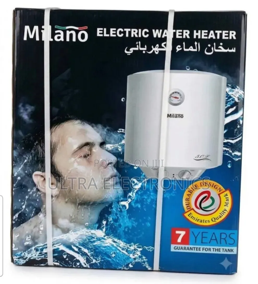 Milano Electric Water Heater – Fast Heating, Reliable 50 Liter