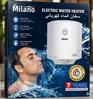 Milano Electric Water Heater – Fast Heating, Reliable 50 Liter