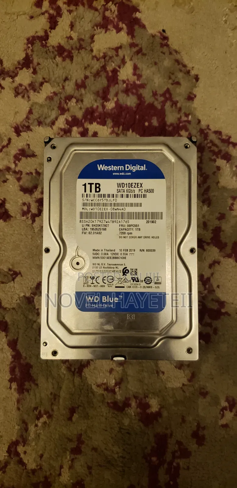 Wd 1tb Internal HDD