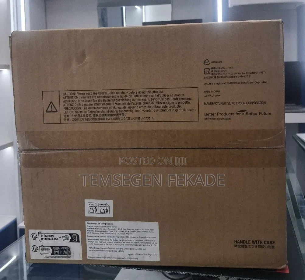 Brand New Packed With Cartoon Epson Projector Model