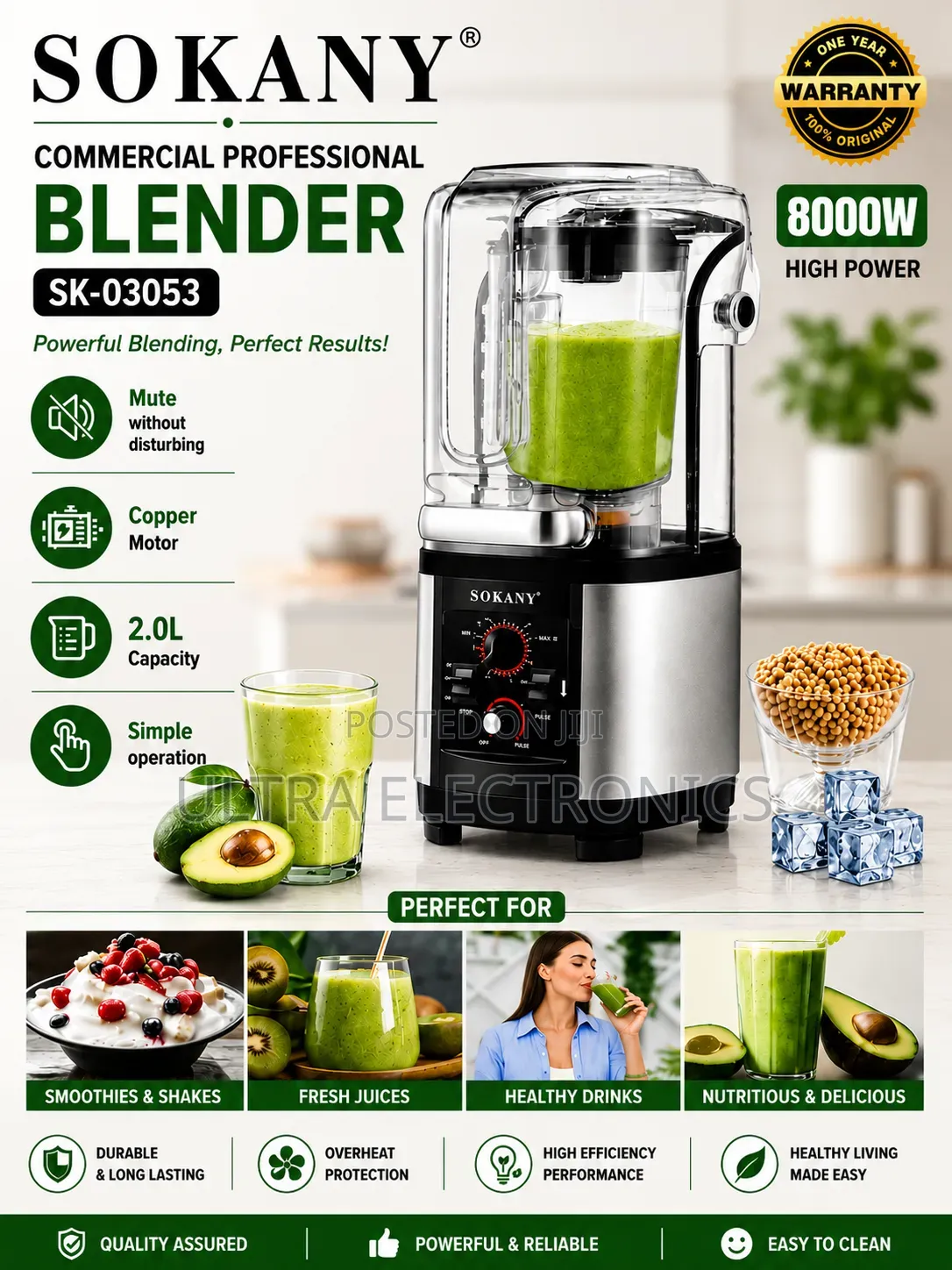 Sokany Juicer Is a High-Quality Kitchen Appliance Designed for Fast