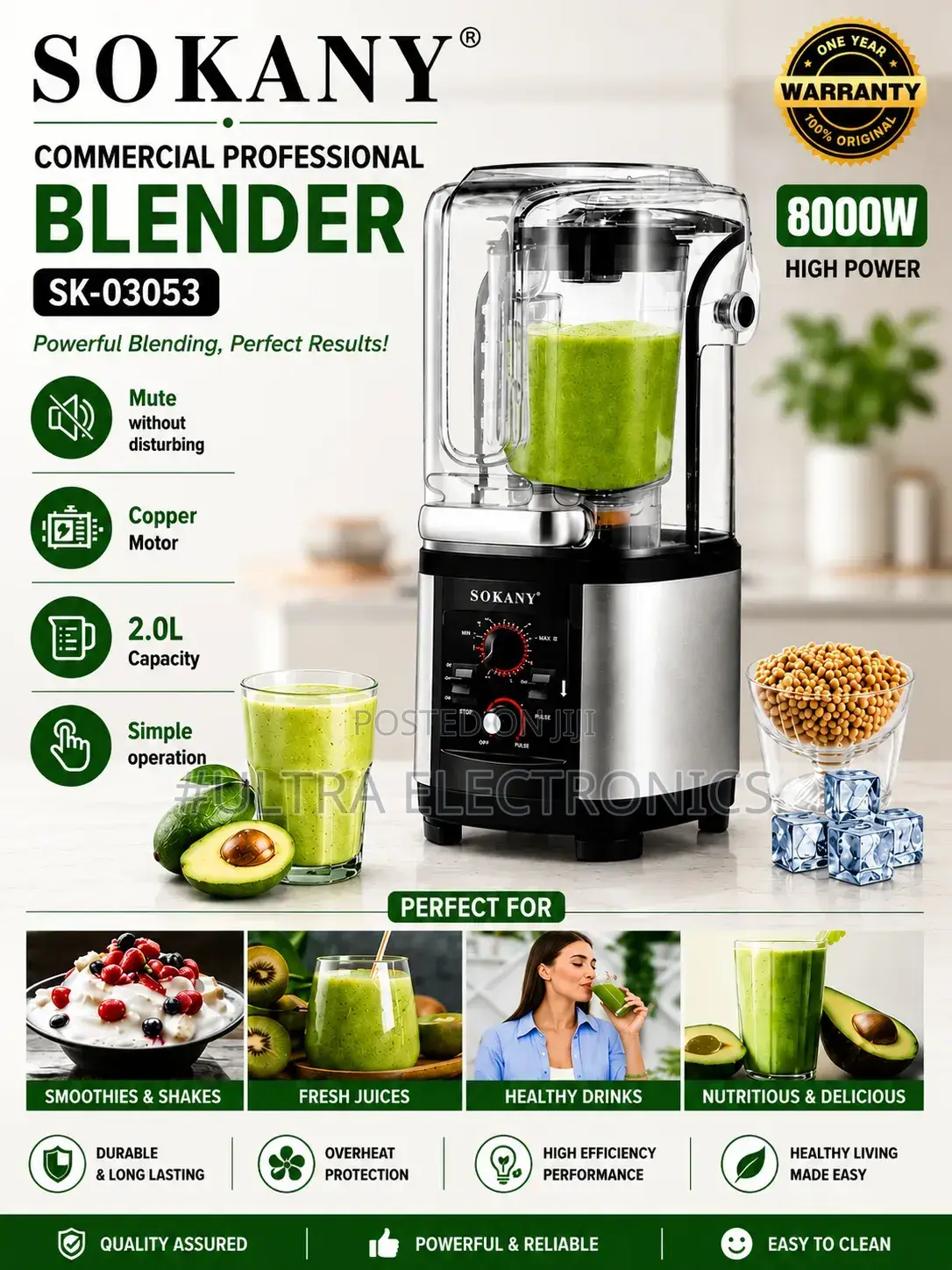 Sokany Juicer Is a High-Quality Kitchen Appliance Designed for Fast
