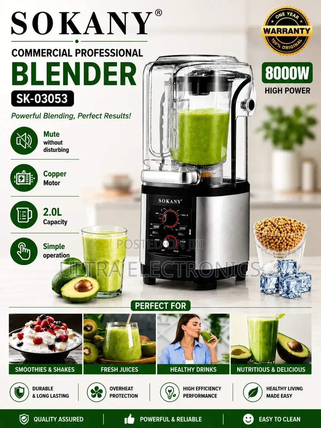 Sokany Juicer Is a High-Quality Kitchen Appliance Designed for Fast