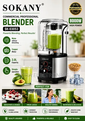 Sokany Juicer Is a High-Quality Kitchen Appliance Designed for Fast