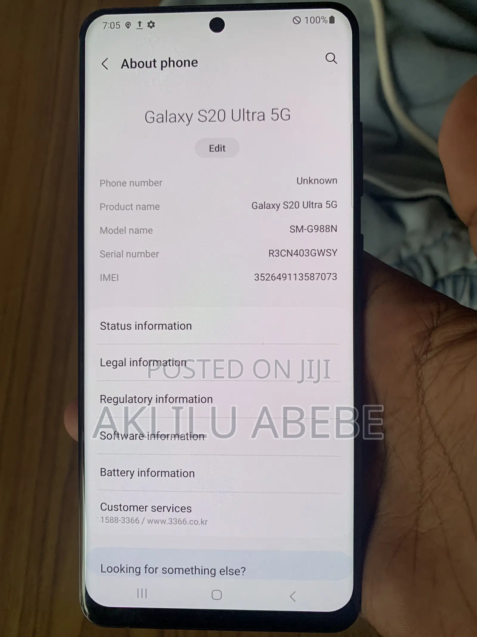 Samsung Galaxy S20 Ultra 5G 256 GB Black